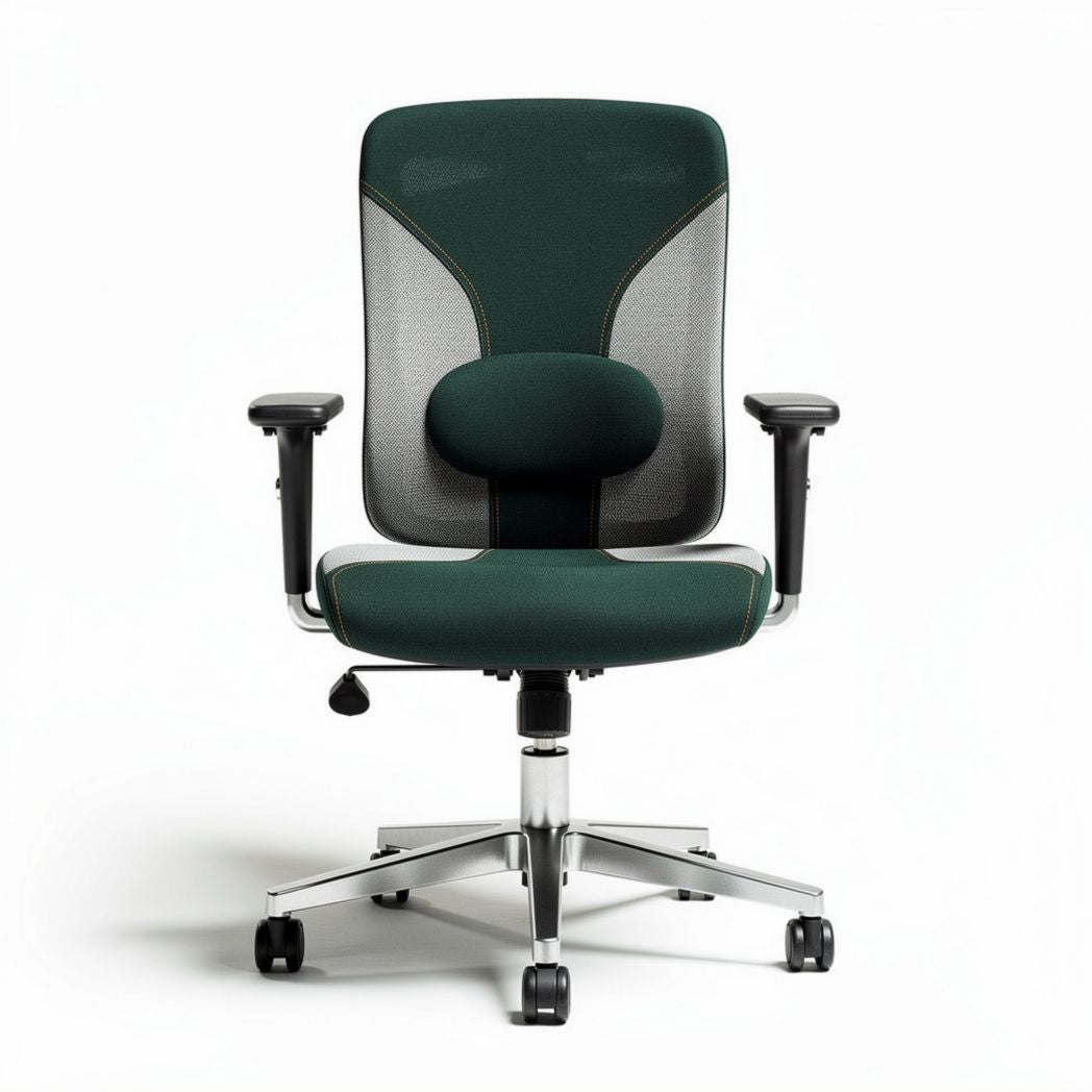 Chaise de bureau ergonomique en tissu et plastique - 50 x 60 x 100