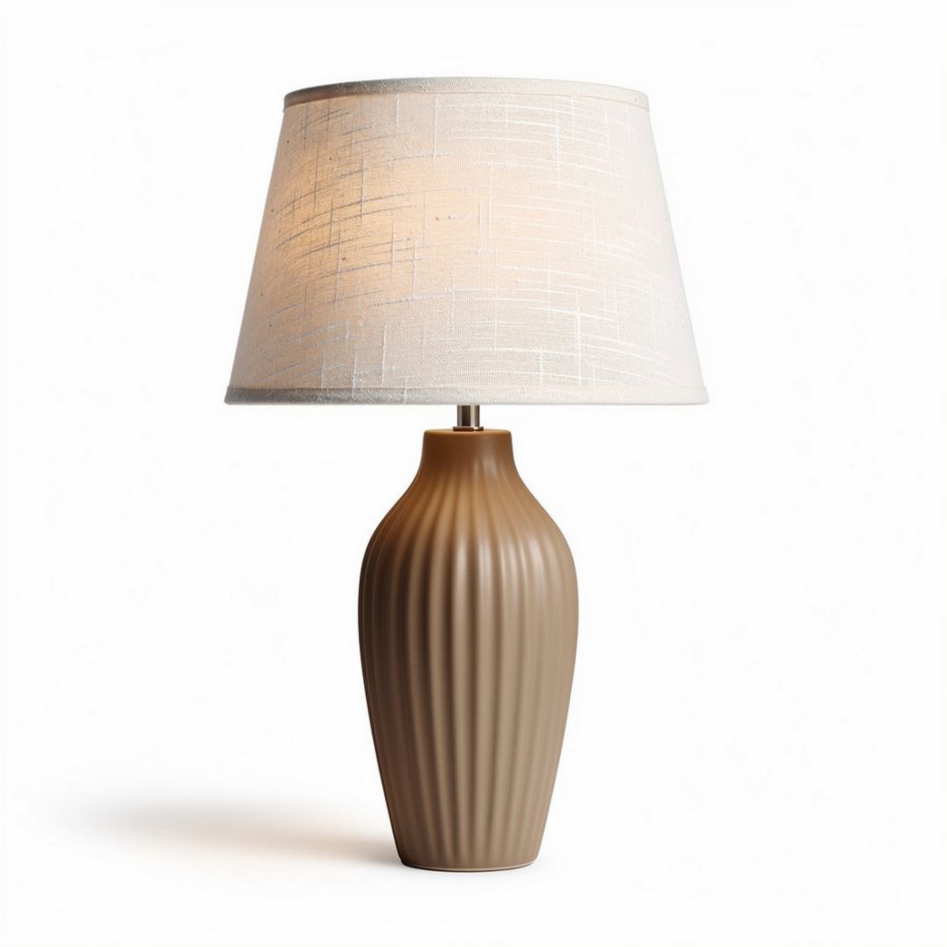 Lampe de table en céramique pour éclairage intérieur - 20 x 20 x 35