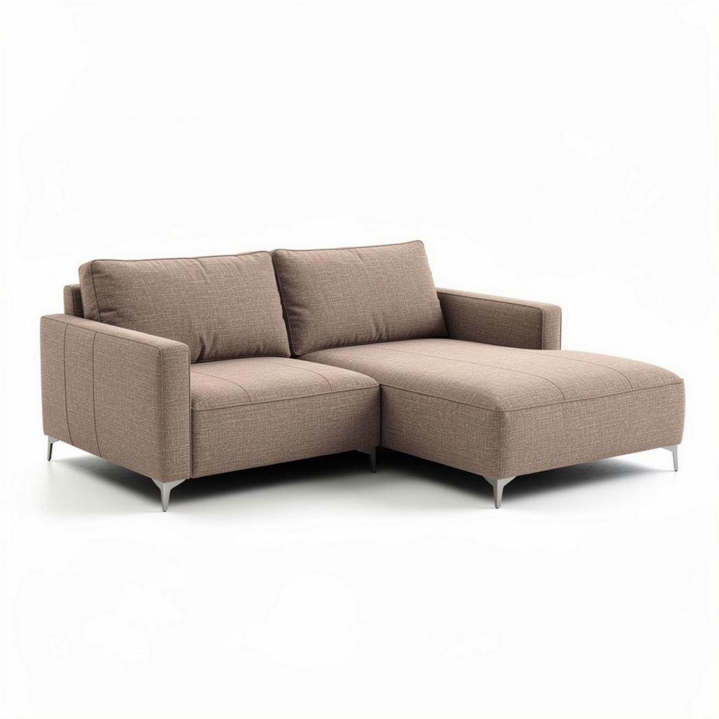 Canapé d'angle en tissu pour salon modern - 200 x 100 x 85